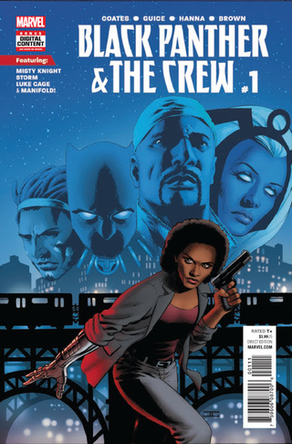 Estimated sales for the first issue of Black Panther and the Crew were a disappointing 35,604. (Marvel Entertainment)